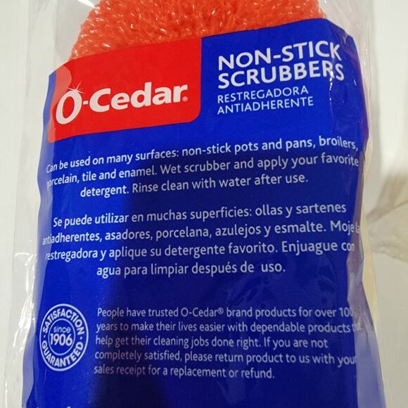 O-Cedar Non-Stick Mesh Scrubbers, 3 Count Assorted Lot 2 - Picture 4 of 7